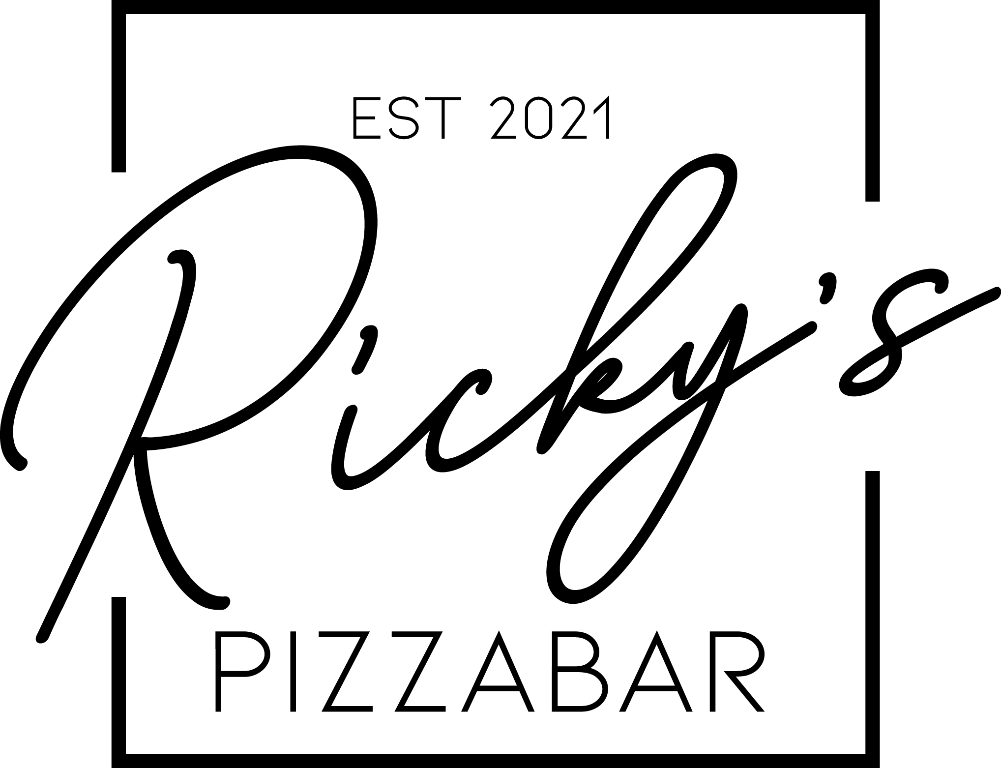 MENU – Rickys Pizzabar